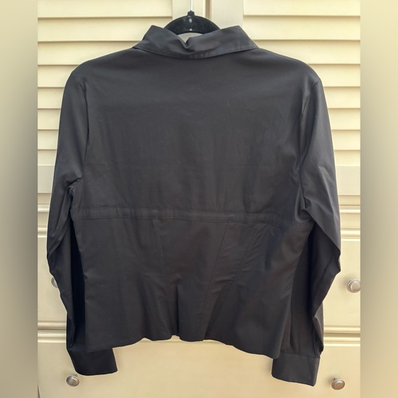 NWT White House Black Market Corset Poplin Top Size 14 - Picture 4 of 4